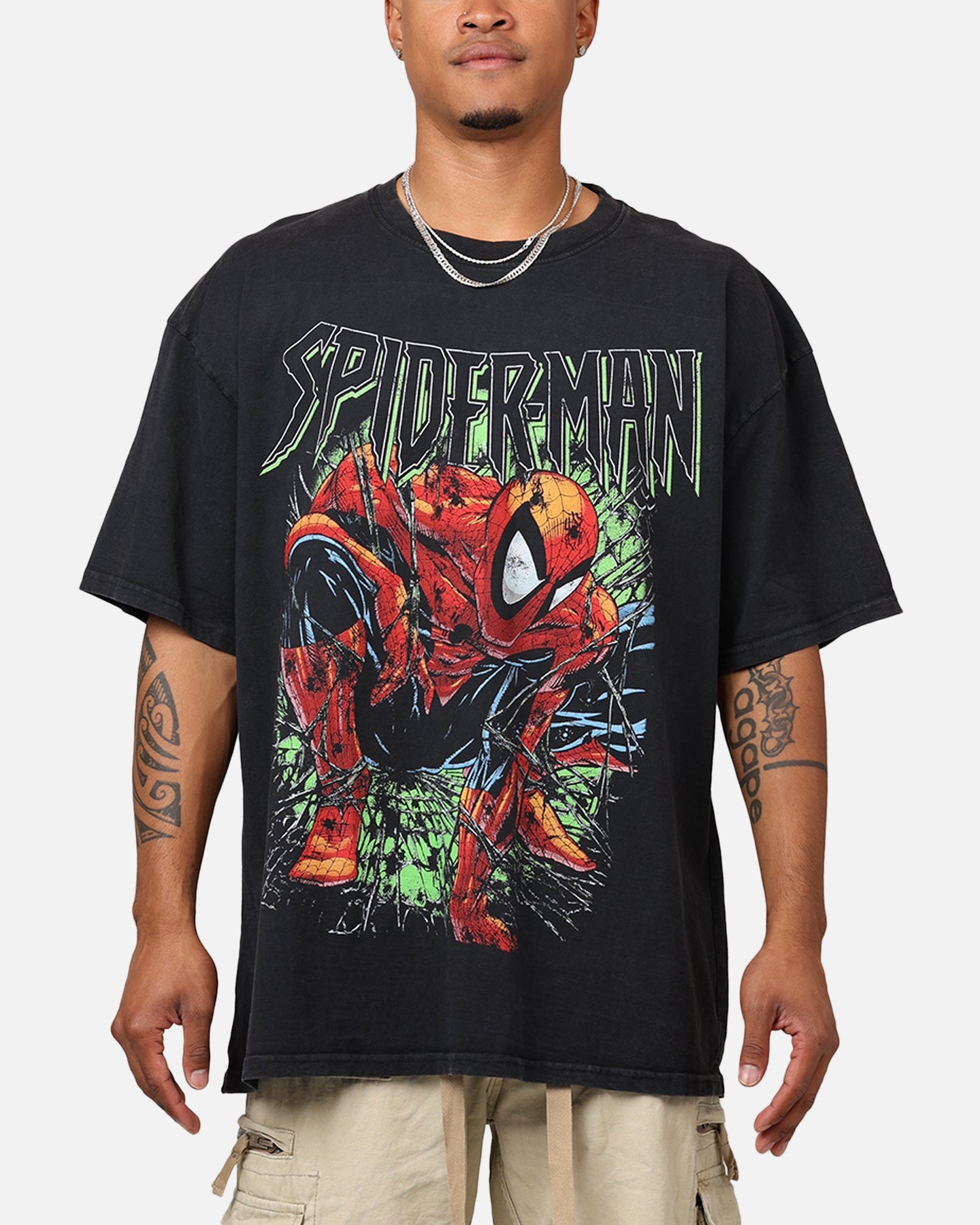 Marvel Spider-Man T-Shirt Acidwash