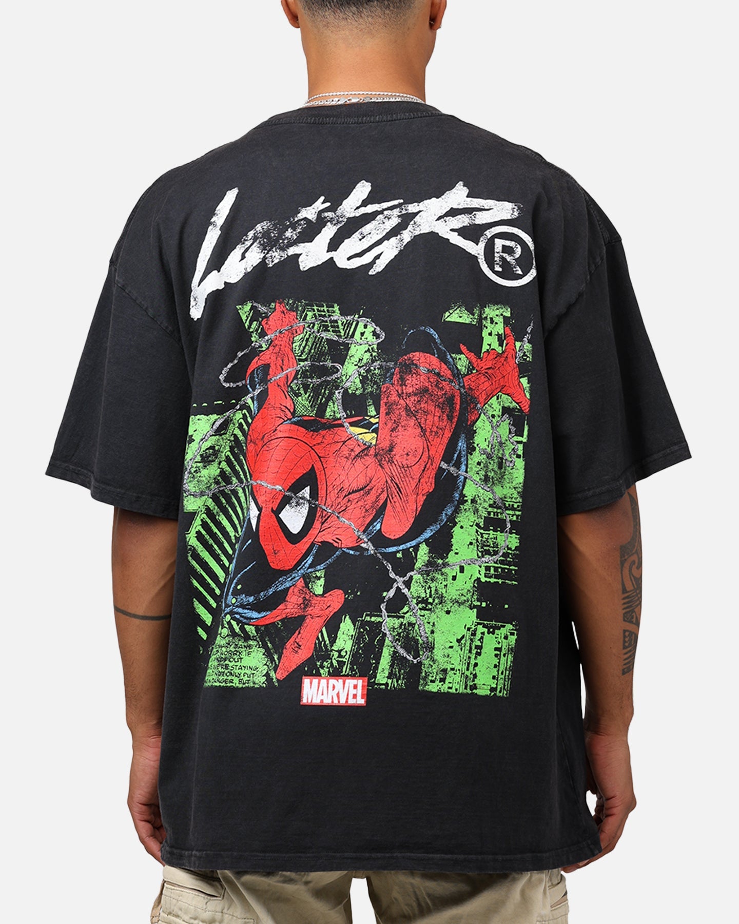 Marvel Spider-Man T-Shirt Acidwash