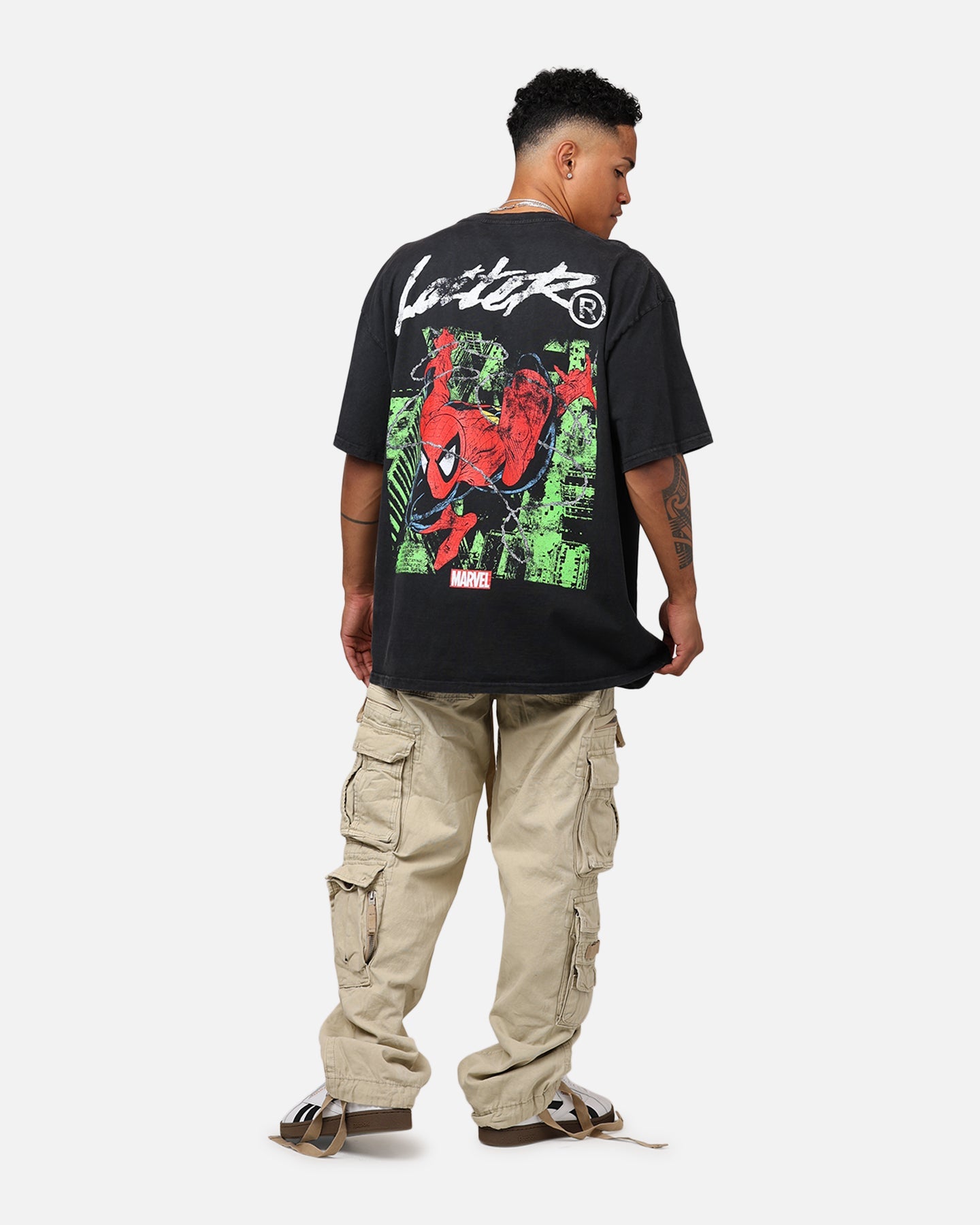 Marvel Spider-Man T-Shirt Acidwash