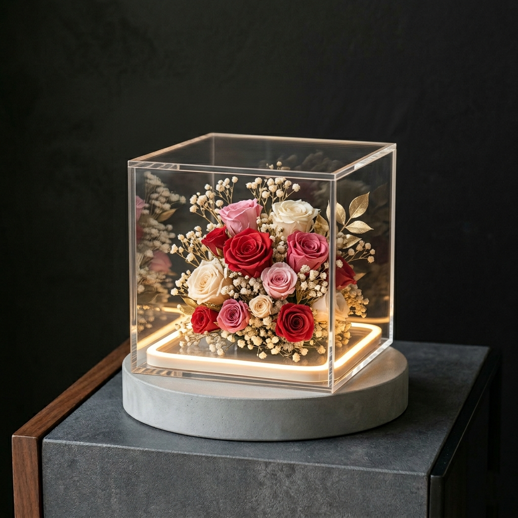 BloomNest Preserved Rose Box