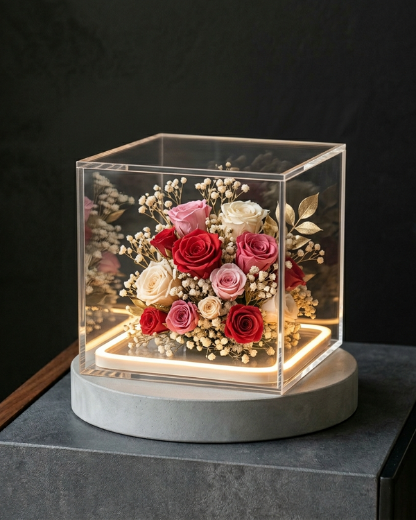 BloomNest Preserved Rose Box