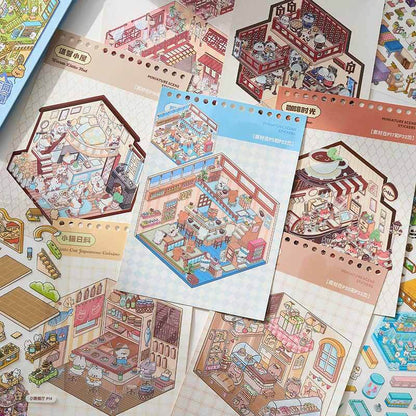 TinyWorlds™ Scene Sticker Book