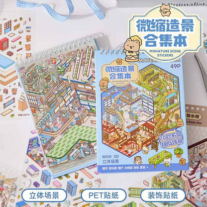 TinyWorlds™ Scene Sticker Book