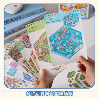 TinyWorlds™ Scene Sticker Book