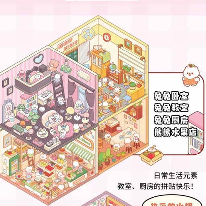 TinyWorlds™ Scene Sticker Book