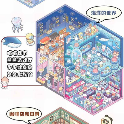 TinyWorlds™ Scene Sticker Book