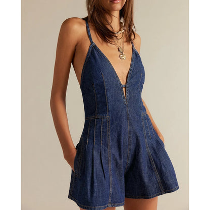 DenimDoll™ Flare Romper