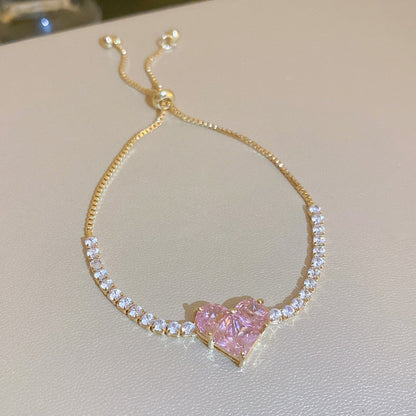 Amora™ Crystal Heart Bracelet