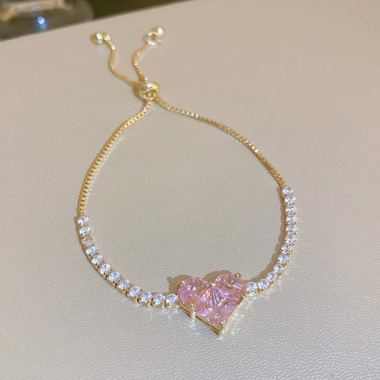 Amora™ Crystal Heart Bracelet