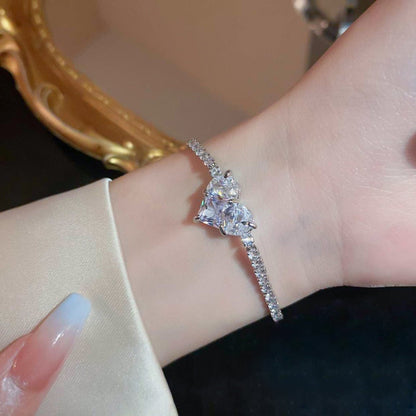 Amora™ Crystal Heart Bracelet