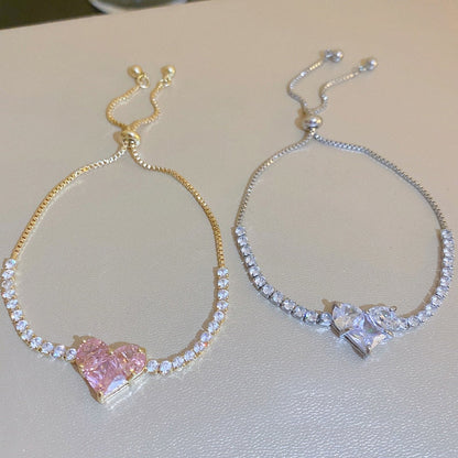 Amora™ Crystal Heart Bracelet