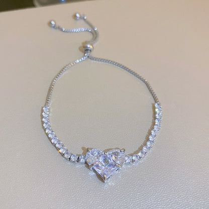 Amora™ Crystal Heart Bracelet