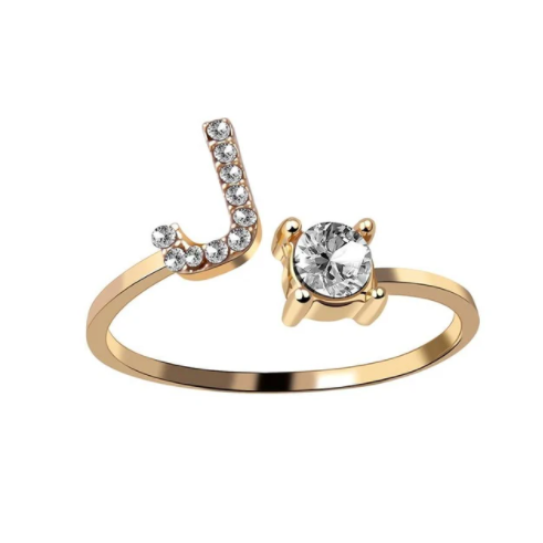 Lovely Initial Ring