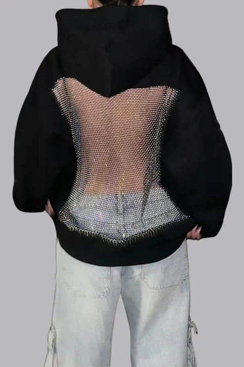 Serena Crystal Hoodie